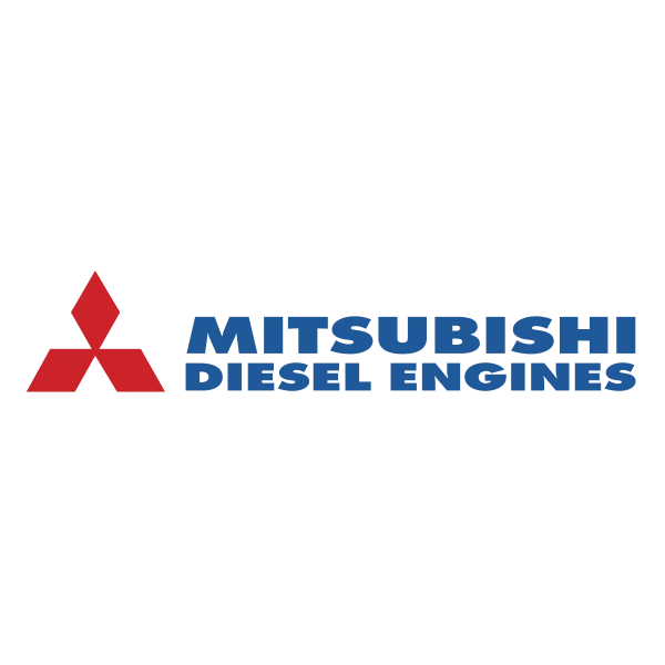 Mitsubishi Diesel Engines Logo PNG Transparent Background
