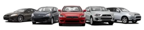 Mitsubishi Car Line-up PNG Transparent Background