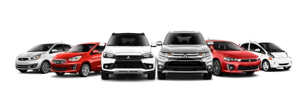 Mitsubishi Car Models Lineup PNG Transparent Background