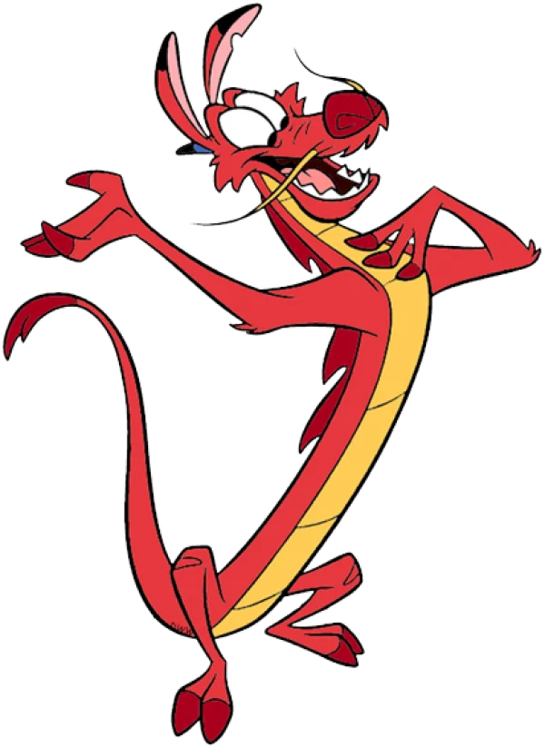 Mushu from Disney Mulan Transparent PNG