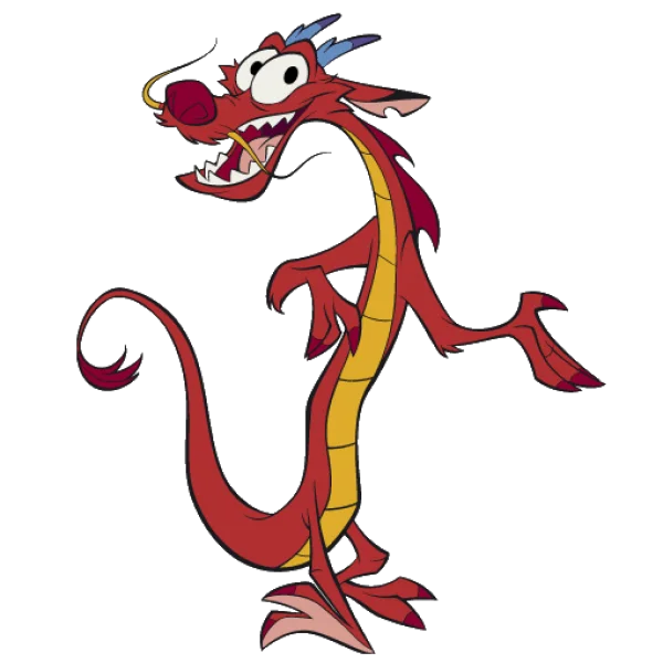 Mushu Dragon Mulan PNG Transparent Background