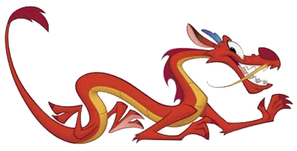 Mushu Disney Dragon PNG Transparent Background