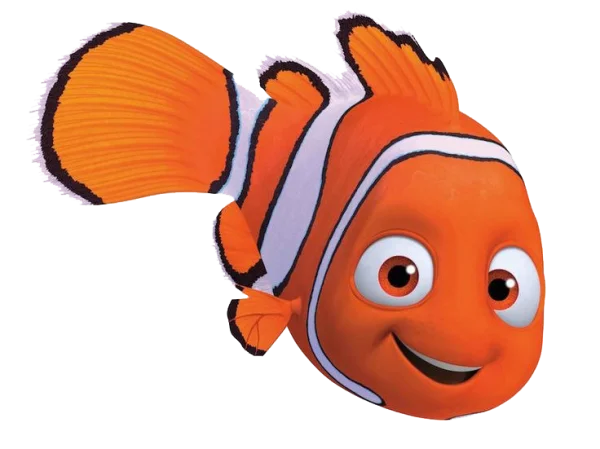 Nemo Clownfish Cartoon PNG Transparent Background