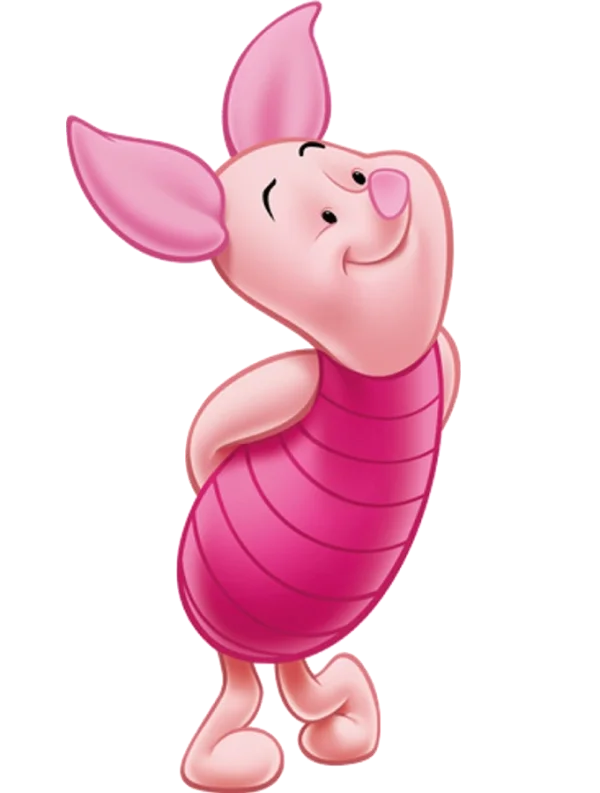 Piglet from Winnie the Pooh Transparent PNG