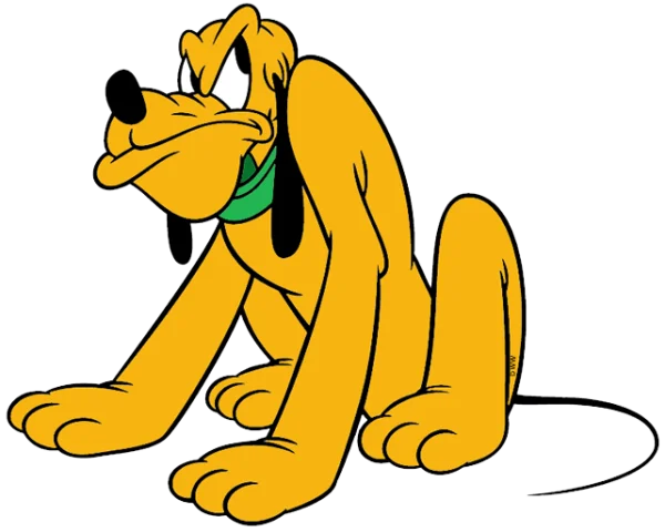 Pluto the Dog Grumpy Transparent PNG