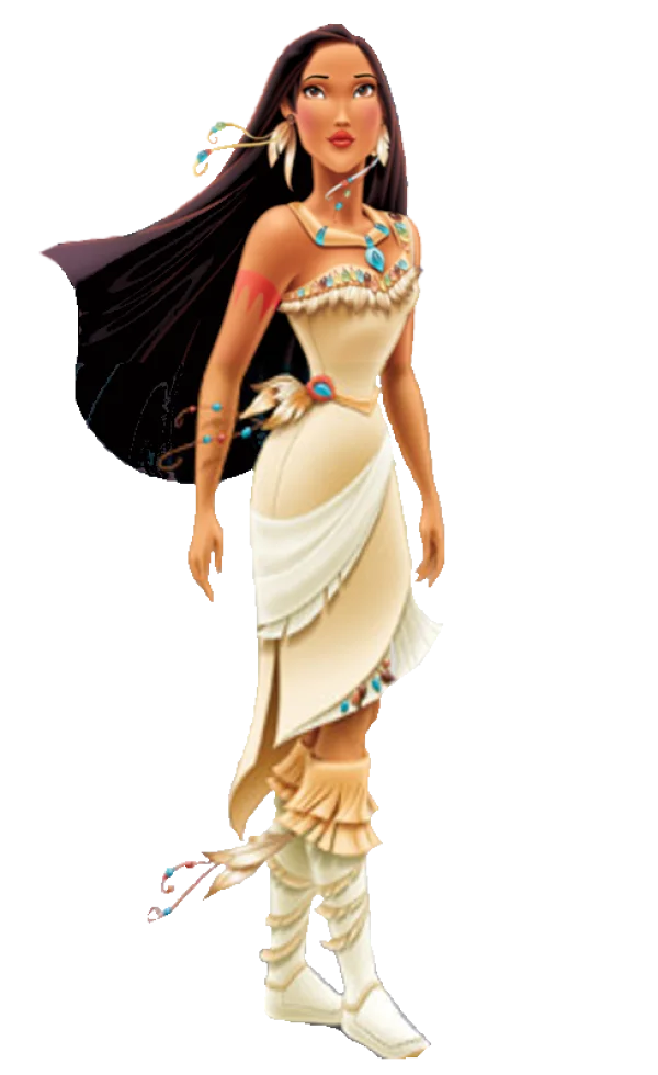 Pocahontas Disney Character PNG Transparent Background