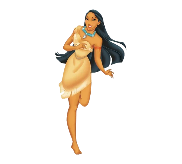 Pocahontas Disney Character PNG Transparent Background