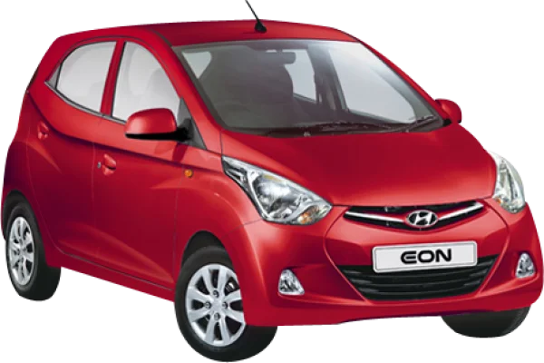 Red Hyundai Eon Car PNG Transparent Background