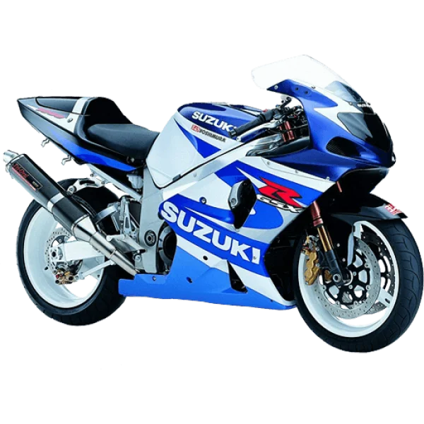 Suzuki GSX-R Sport Bike PNG Transparent Background