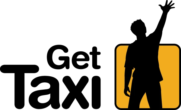 Get Taxi Logo PNG Transparent Background