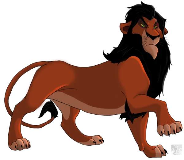 Scar The Lion King Villain PNG Transparent