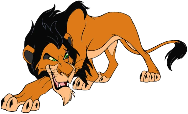 Scar from The Lion King PNG Transparent Background