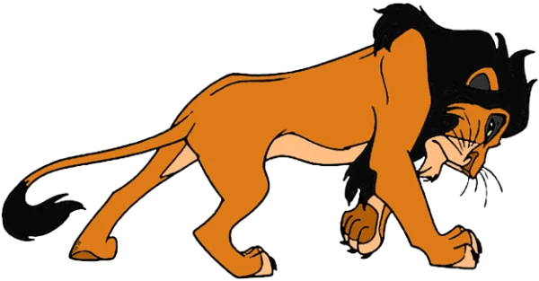 Scar Lion King Character PNG Transparent