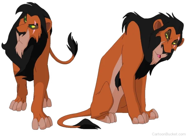 Scar from The Lion King Cartoon PNG