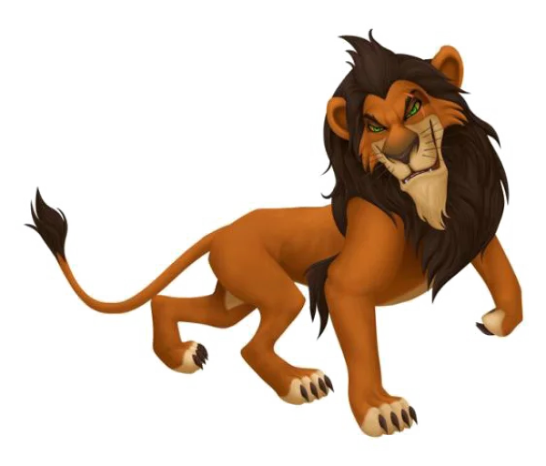 Scar Lion King Character PNG Transparent Background