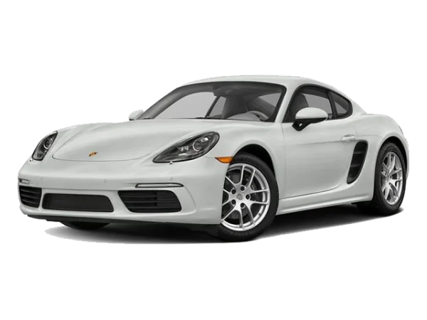 White Porsche Sports Car PNG Transparent Background