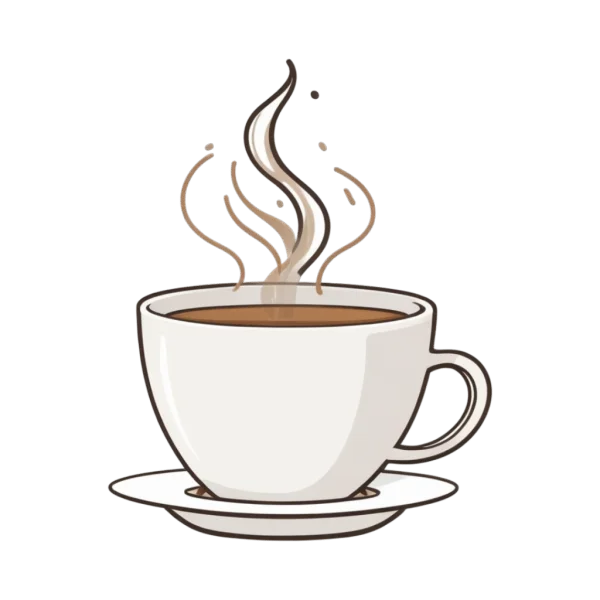 Steaming Coffee Cup PNG Transparent