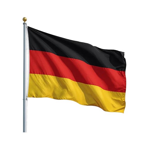 Waving German Flag Transparent PNG