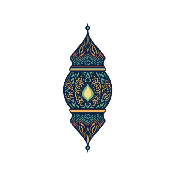 Ornate Ramadan Lantern PNG Transparent Background