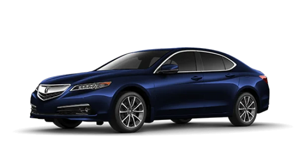 Blue Acura TLX Sedan PNG Transparent Background