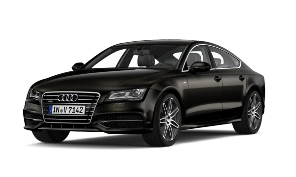 Black Audi A7 Sportback PNG Transparent Background