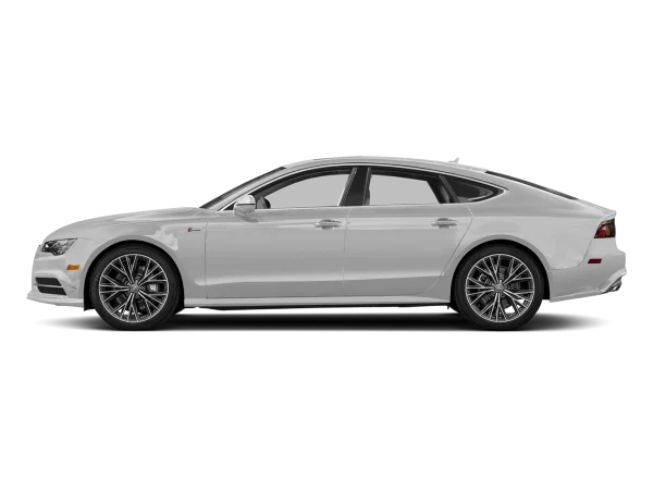 White Audi A7 Luxury Car PNG Transparent