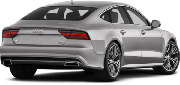Silver Audi A7 Car PNG Transparent