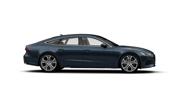 Dark Blue Audi A7 Car PNG Transparent Background