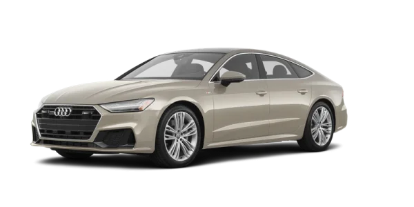 Beige Audi A7 Car PNG Transparent Background