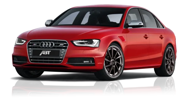 Red ABT Audi S4 Sport Sedan PNG