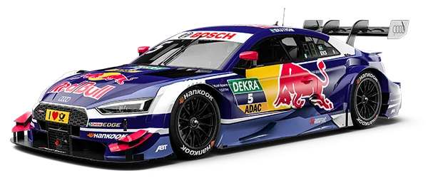 Red Bull Audi DTM Race Car PNG Transparent