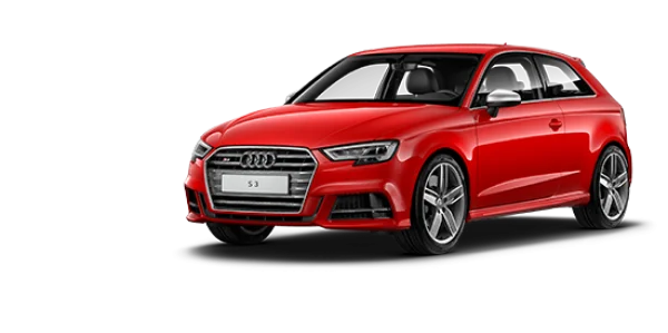 Red Audi S3 Car PNG Transparent Background