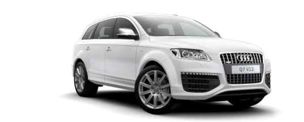 White Audi Q7 V12 PNG Transparent