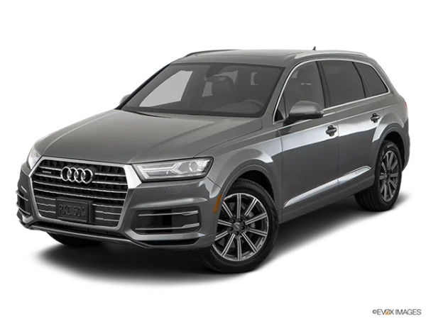 Gray Audi Q7 SUV PNG Transparent Background