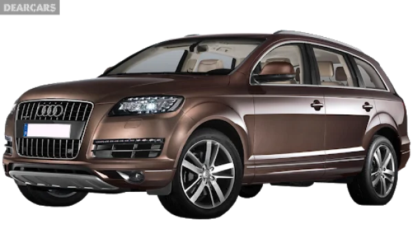 Brown Audi Q7 SUV PNG Transparent Background