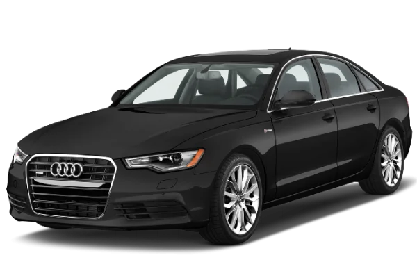 Black Audi Sedan Car PNG Transparent Background