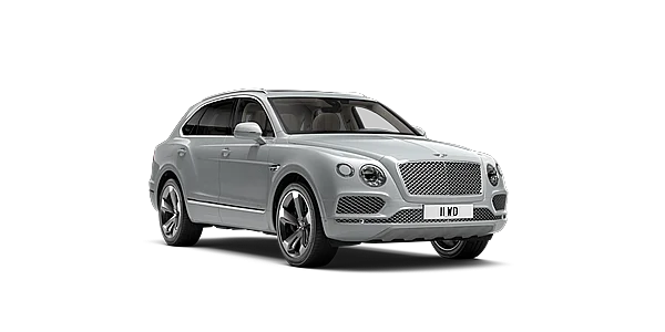 White Bentley Bentayga SUV PNG Transparent Background