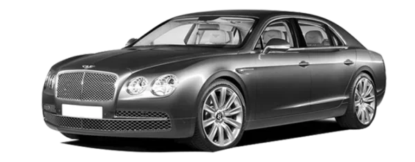 Dark Luxury Sedan Car PNG Transparent Background