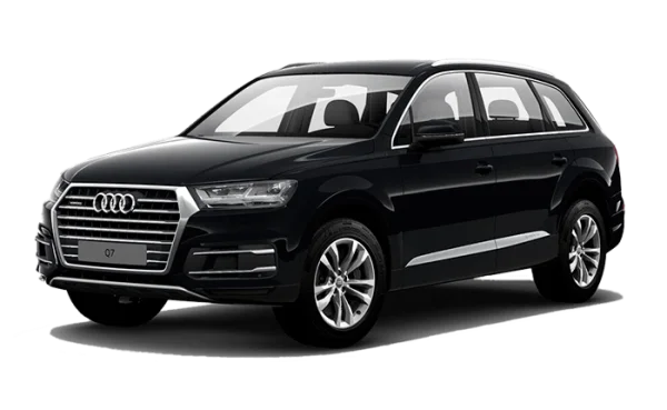 Black Audi Q7 SUV PNG Transparent Background