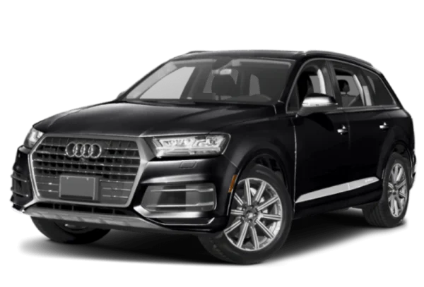 Black Audi Q7 SUV PNG Transparent