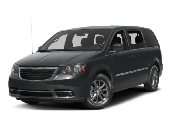 Dark Gray Minivan PNG Transparent Background