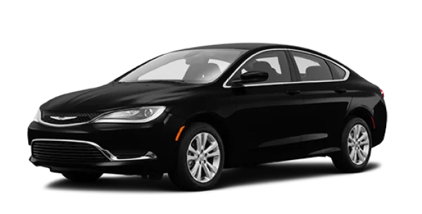 Black Sedan Car PNG Transparent Background