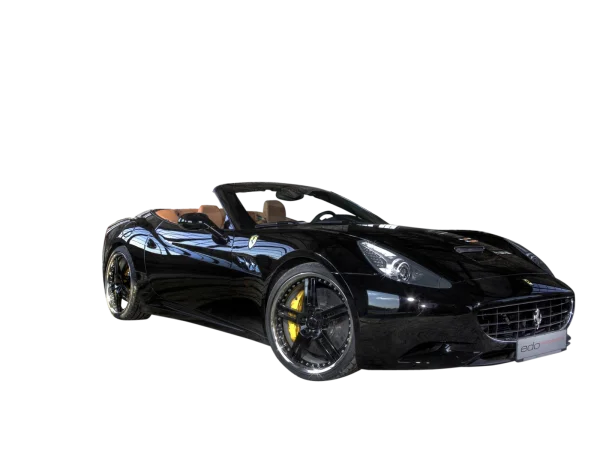 Black Ferrari California Convertible PNG