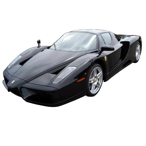 Black Ferrari Enzo Sports Car PNG Transparent Background