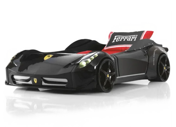 Black Ferrari Car Bed PNG Transparent Background