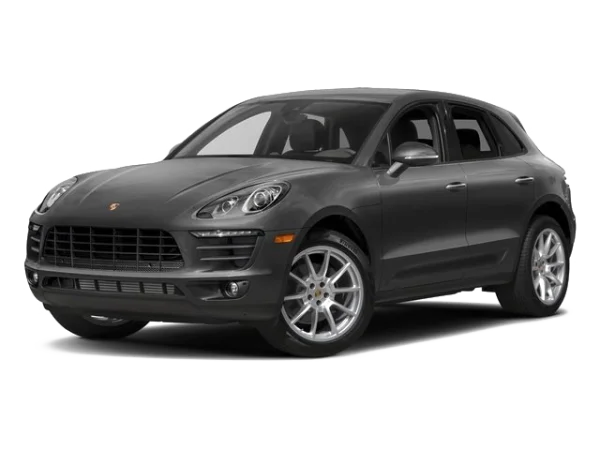 Dark Grey Porsche Macan SUV PNG Transparent