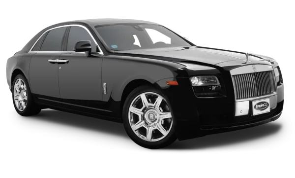Black Rolls-Royce Ghost Luxury Car PNG