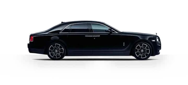 Black Luxury Sedan Car PNG Transparent Background