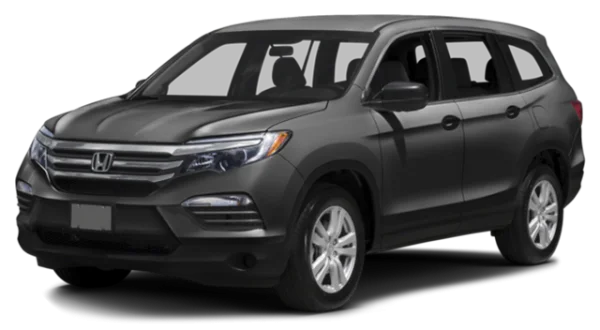 Dark Gray Honda Pilot SUV PNG Transparent