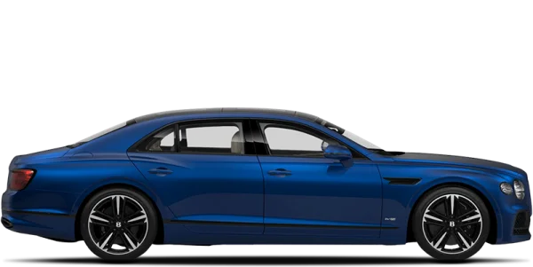 Blue Bentley Flying Spur Car PNG Transparent Background